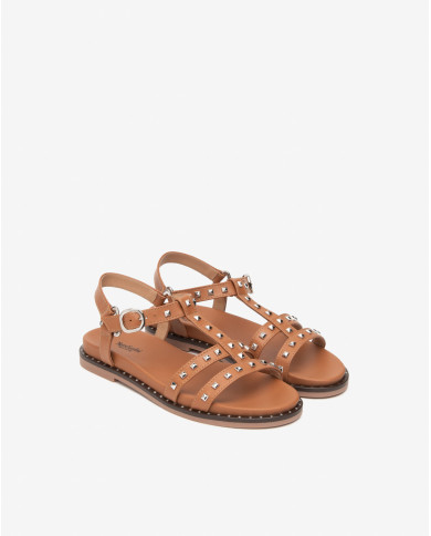 SANDALO NEROGIARDINI DONNA ARMENIA COGNAC TR TEULADA E615921D/329