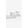 SANDALI  NEROGIARDINI DONNA BIANCO PELLE E307812D/707