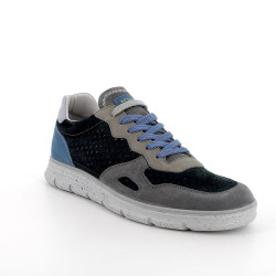 SNEAKERS IGI&CO UOMO SCAMOSC/NABUK   GRAFITE/BLU 7615400