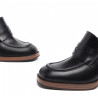 MOCASSINI CON TACCO NEROGIARDINI DONNA IN PELLE NERO 8CM I308190D/100