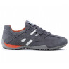 SNEAKERS GEOX UOMO  U SNAKE K - SCAM.+MESH LT GREY/ANTHRACITE U4207K 02214 C1L9A