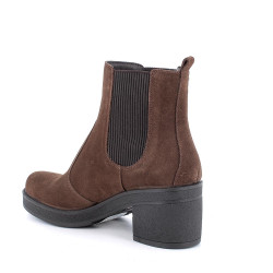 STIVALETTO IGI&CO DONNA IN PELLE CON TACCO 6,5CM CASTAGNO 6660100