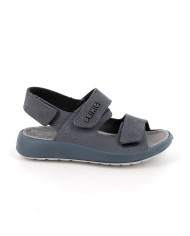 SANDALO PRIMIGI BAMBINO NABUK LISCIO  BLU 1396000            