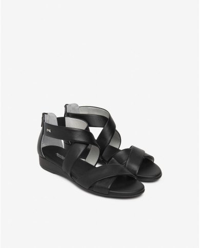 SANDALO CON TACCO NEROGIARDINI DONNA TAMIGI NERO TR VIESTE 415 NERO TACCO 2,5CM E615830D/100