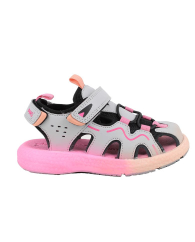 SANDALO PRIMIGI BAMBINA NAPPA PU  PERLA-FUXIA 1477200   