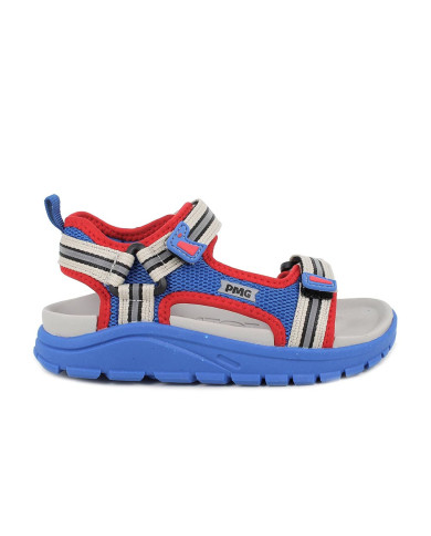 SANDALO PRIMIGI BAMBINO T.RETE/NASTRO  ROYAL/BEIG-PANN 1475044