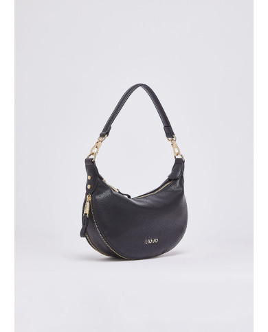 BORSA LIU JO PICCOLA HOBO BAG BLACK 26X7X19CM AA6058 ES026 22222
