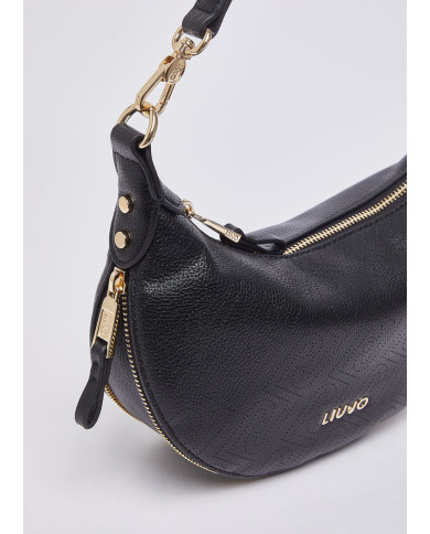 BORSA LIU JO PICCOLA HOBO BAG BLACK 26X7X19CM AA6058 ES026 22222
