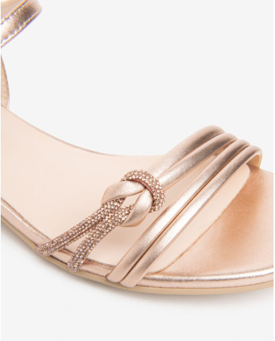 SANDALO CON TACCO NEROGIARDINI DONNA NETTUNO PHARD TPU KUK FEN NATURALE TACCO 2,5CM E615731D/660