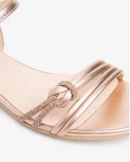 SANDALO CON TACCO NEROGIARDINI DONNA NETTUNO PHARD TPU KUK FEN NATURALE TACCO 2,5CM E615731D/660