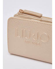 PORTA TESSERE WALLET LIGHT GOLD 11X2X9CM AA6193 ES029 90048