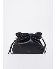 BORSA A SPALLA LIU JO RICCY MEDIA HOBO BAG BLACK 30X11X25CM AA6096 E0958 22222