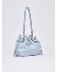 BORSA LIU JO RICCY MEDIA HOBO BAG DUSTY BLUE  AA6096 E0958 09C45