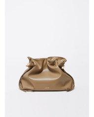 BORSA A SPALLA LIU JO RICCY MEDIA HOBO BAG MUD 30X11X25CM AA6096 E0958 01679