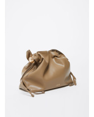 BORSA A SPALLA LIU JO RICCY MEDIA HOBO BAG MUD 30X11X25CM AA6096 E0958 01679