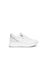 SNEAKERS NEROGIARDINI DONNA SKIPPER BIANCO SKIPPER BIANCO T.GIOVE BIANCO/GRIGI VELOUR E615190D/707