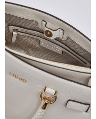 BORSA LIU JO SATCHEL MEDIA SHOPPING BAG CREAM 31X17X26CM AA6086 E1012 X0459