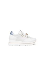 SNEAKERS NEROGIARDINI DONNA SKIPPER BIANCO SKIPPER BIANCO NAPPA LUX CELESTE 21 T.BRILL E615202D/707