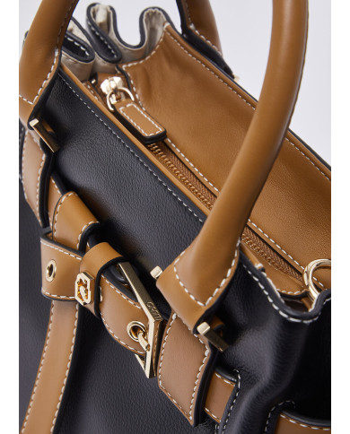 BORSA LIU JO PICCOLA SHOPPING BAG BLACK 32X13X22CM AA6032 E1120 22222 