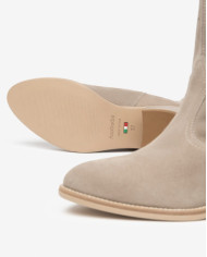 STIVALI CON TACCO NEROGIARDINI DONNA VELOUR CRETA TR BASILEA 828 NATURALE E615122D/451