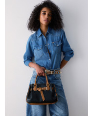 BORSA LIU JO PICCOLA SHOPPING BAG BLACK 32X13X22CM AA6032 E1120 22222 