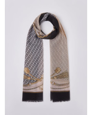 SCIARPA STOLA LIU JO SCARF/SHAWL BLACK 70X180CM 2A6052 T2745 22222