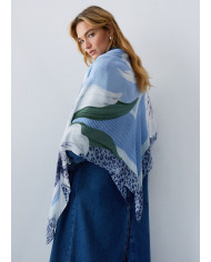 FOULARD LIU JO BRIGHT BLUE WAVE 2A6050 T2738 53932