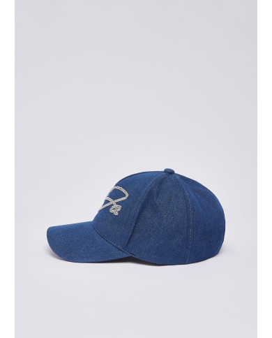 CAPPELLO LIU JO BASEBALL IN DENIM HAT DENIM 2A6027 D0001 00737