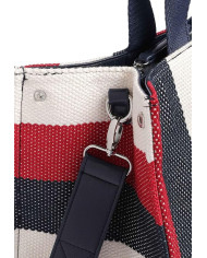 BORSA LIU JO GRANDE A RIGHE BAG BLUE SKY 40X30X20CM 2A6026 T2176 94111 