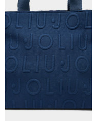 BORSA LIU JO TOTE MEDIA IN MAGLIA BAG BLUE SKY 40X30X20CM 2A6026 T0300 94111