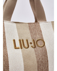 BORSA LIU JO TOTE BAG GRANDE A RIGHE BAG 40X30X20CM 2A6026 T2176 00133