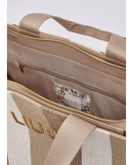 BORSA LIU JO TOTE BAG GRANDE A RIGHE BAG 40X30X20CM 2A6026 T2176 00133