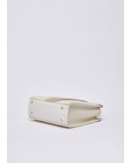 BORSA LIU JO PICCOLA KACQUARD SHOPPING NEUTRO/CREAM 25X11X21CM AA6192 T388A C3905