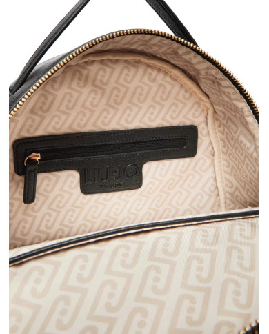 ZAINO LIU JO BETTER MEDIO BACKPACK BAG NERO 26X15X30CM AA6209 E1012 22222