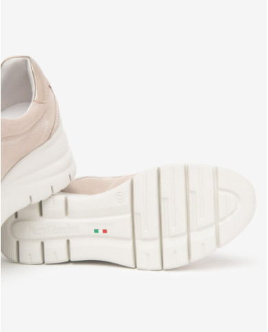 SNEAKERS NEROGIARDINI DONNA VELOUR FEMME ETOILE SATURN EVA AGOSTA E615220D/677