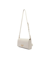 BORSA A SPALLA LIU JO PICCOLA LEATHER BAG CREAM 24X7X15CM AA6224 E0958 X0459 