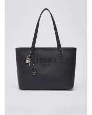 BORSA LIU JO TOTE BAG GRANDE SHOPPING BAG NERO 34X13X27CM AA6321 ES029 22222