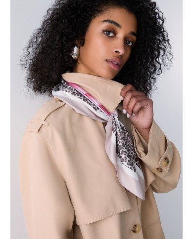 FOULARD LIU JO DONNA CON FIORE ROSA 70X70CM 2A6053 T2745 00006