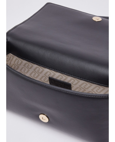 BORSA A SPALLA LIU JO PICCOLA LEATHER BAG NERO 24X7X15CM AA6224 E0958 22222