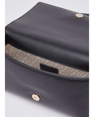 BORSA A SPALLA LIU JO PICCOLA LEATHER BAG NERO 24X7X15CM AA6224 E0958 22222