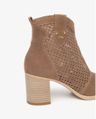 TRONCHETTI NEROGIARDINI DONNA VELOUR MOU VELOUR MOU TR CAPUA BEIGE E615110D/442