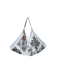 BORSA LIU JO FOULARD MEDIA HOBO BAG ST MAIOLICA IT BLUE 58X38X5CM AA6194 T2745 P9224