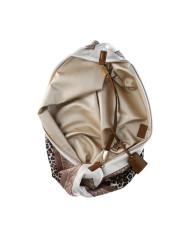 BORSA LIU JO FOULARD MEDIA HOBO BAG ANIMALIER NATURAL 58X38X5CM AA6194 T2745 Z9601