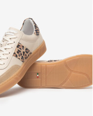 SNEAKERS NEROGIARDINI DONNA VELOUR CAMEL VELVET MILK 1039 T.AIDA LEO BEIGE+IRI TR MALAGA E513007D/421