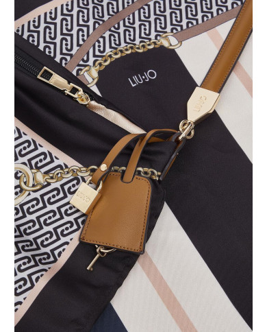 BORSA LIU JO  FOULARD MEDIA HOBO BAG 58X385X5CM AA6194 T2745 P9221