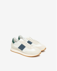 SNEAKERS NEROGIARDINI UOMO VELOUR YOGURT DOLLARINO BIANCO SAUVAGE JEANS SAUVAGE E601112U/714