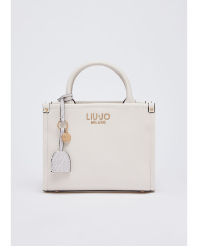 BORSA LIU JO PICCOLA SHOPPING CREAM 25X11X21CM AA6192 E1012  X0459