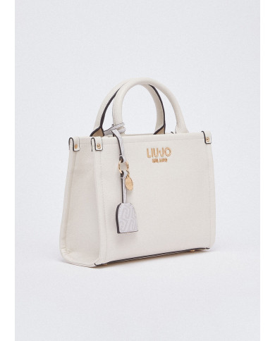 BORSA LIU JO PICCOLA SHOPPING CREAM 25X11X21CM AA6192 E1012  X0459