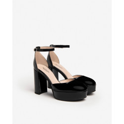 DECOLLETE' NEROGIARDINI DONNA VERNICE NERO TPU E409450D/100