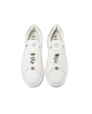 SNEAKERS QUEEN HELENA PLATFORM CON DETTAGLI GIOIELLO X34-1 WHITE/SILVER